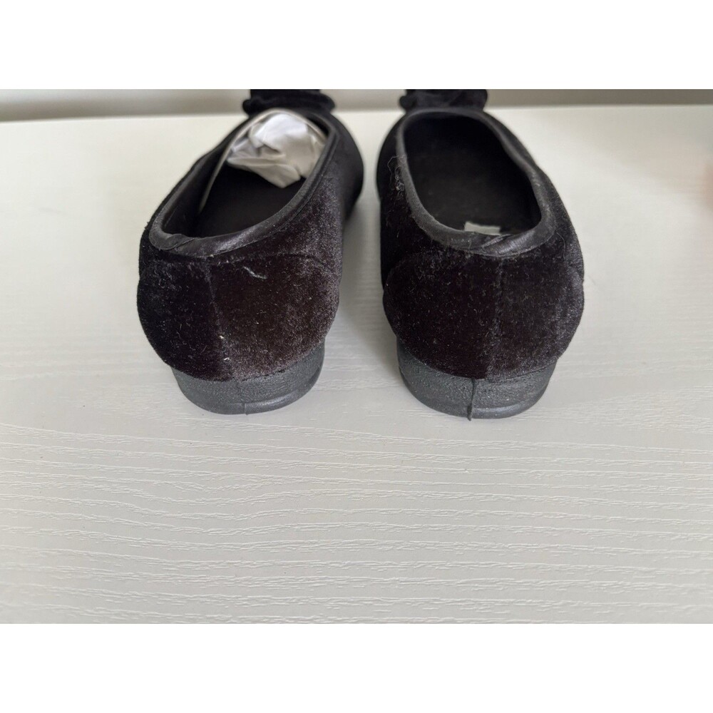 Flexus by Spring Step Women's 37 EU 6.5-7 US Roseloud Black Velvet Ballet Flat - Picture 4 of 5